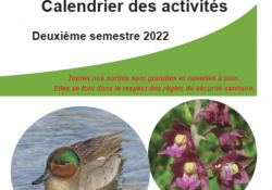 Calendrier du deuxième semestre 2022