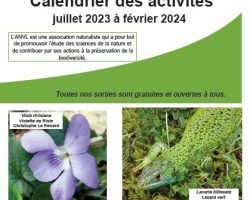 Calendrier du 2ème semestre 2023 de l’ANVL